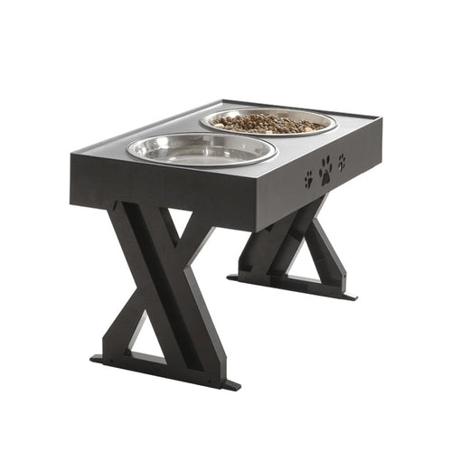 Adjustable Stainless Steel Dog Bowl for Pets